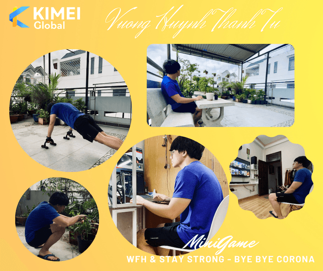 Minigame: "WFH. I'm fine! How about you?"